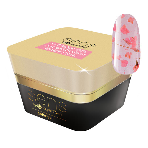 Sens Flower Gel - Baby Pink - 5ml – Crystal Nails
