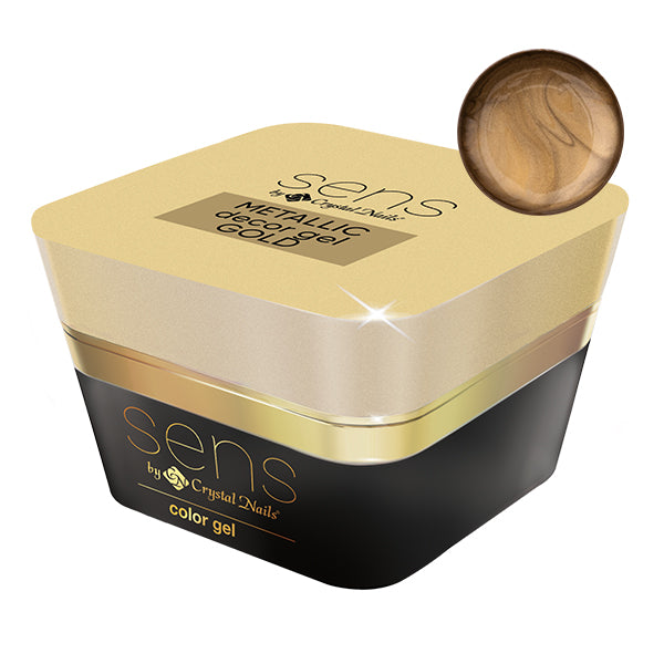 Sens Metallic Gel - Gold - 5ml - BrillBird