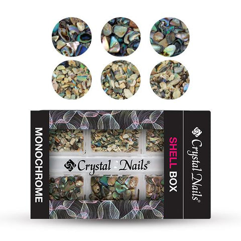 Shell Box - Monochrome - Crystal Nails