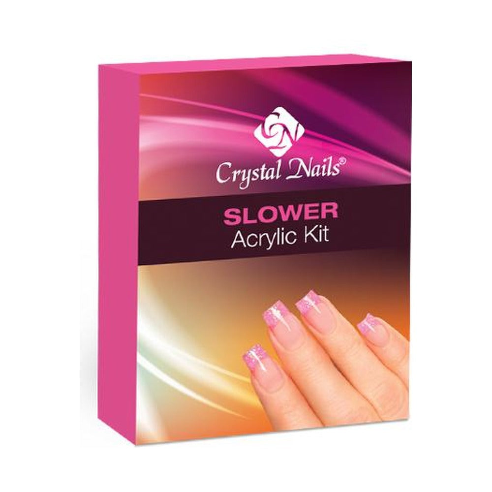 Slower Acrylic Powder Kit - Crystal Nails