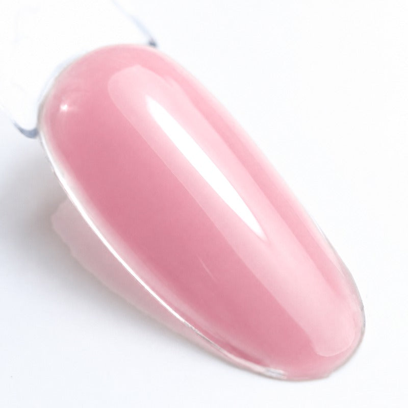 Soft Touch Builder Gel - Porcelain Pink - 15ml - BrillBird - nuanță pe tips