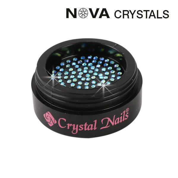 Strasuri Nova Aquamarine Ab Ss3 - 100buc – Crystal Nails