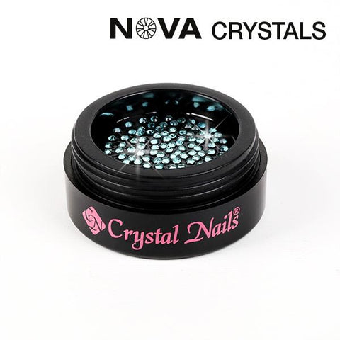 Strasuri Nova Aquamarine SS3 - 100buc - Crystal Nails