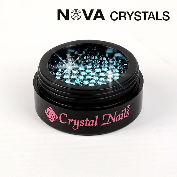 Strasuri Nova Aquamarine Ss8 - 100buc – Crystal Nails