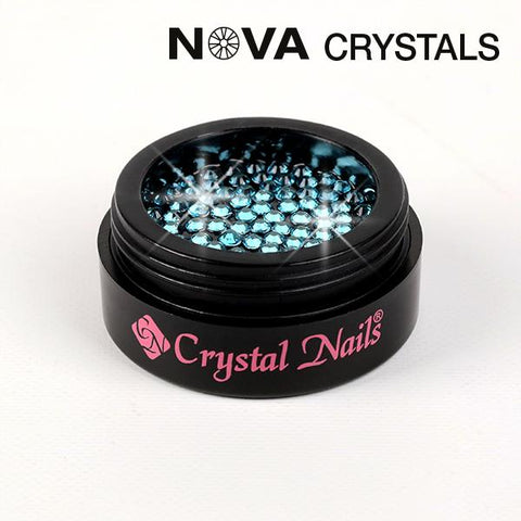 Strasuri Nova Aquamarine Ss8 - 100buc - Crystal Nails