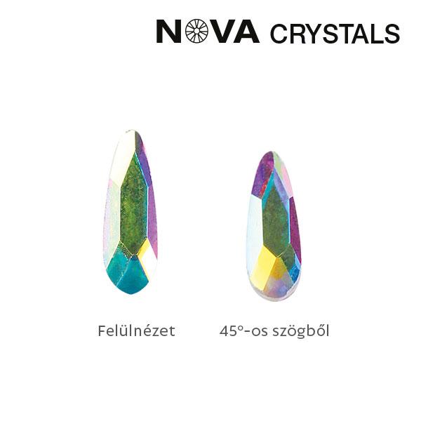 Strasuri Nova Gems Drop 2X6 Mm Crystal Ab - 10buc * – Crystal Nails