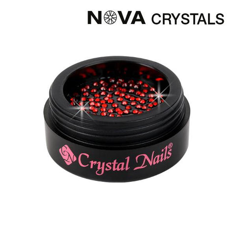 Strasuri Nova Red SS3 - 100buc - Crystal Nails