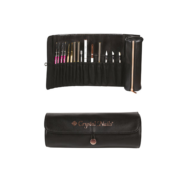 Suport portabil pentru pensule, pile si instrumente metalice – Crystal Nails