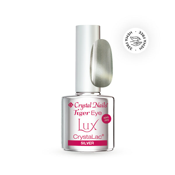 Tiger Eye Lux CrystaLac - Silver - 4ml – Crystal Nails