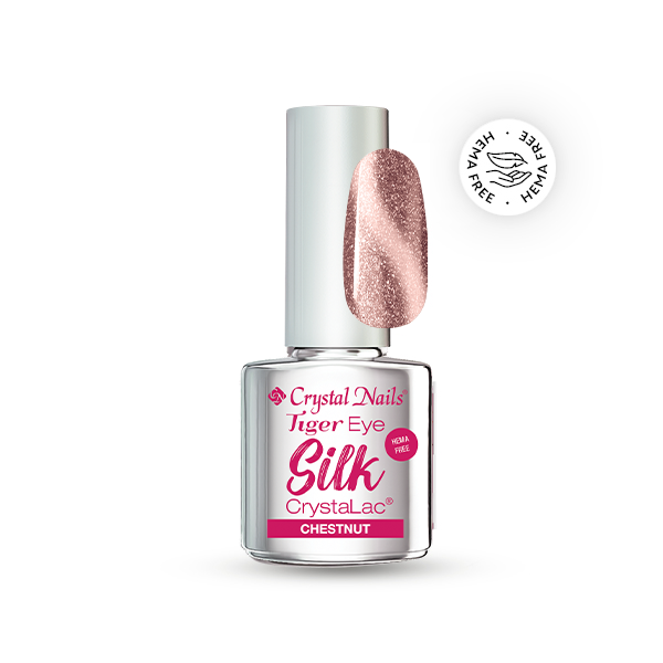 Tiger eye silk crystalac  - Chestnut - 4ml – Crystal Nails