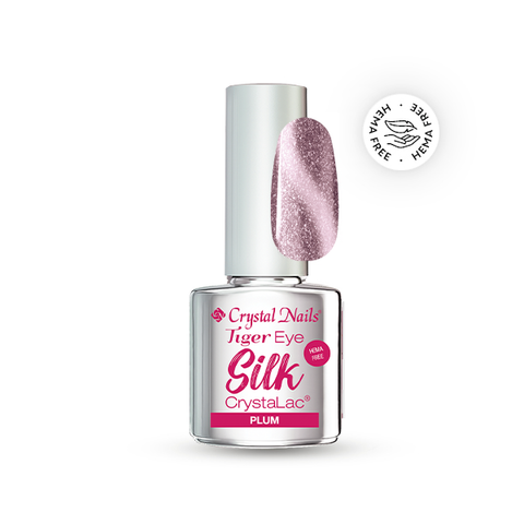 Tiger Eye Silk Crystalac - Plum - 4ml - Crystal Nails