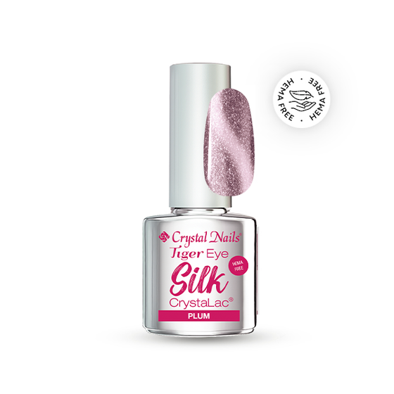 Tiger Eye Silk Crystalac - Plum - 4ml - Crystal Nails