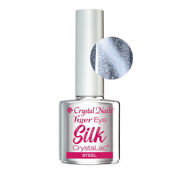 Tiger Eye Silk Crystalac - Steel - 4ml - BrillBird