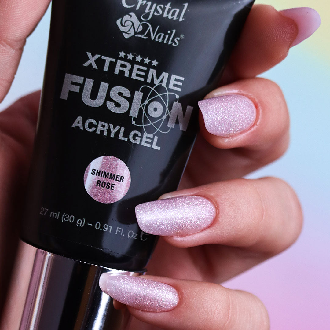 Xtreme Fusion Acrylgel - Shimmer Rose 30g - BrillBird