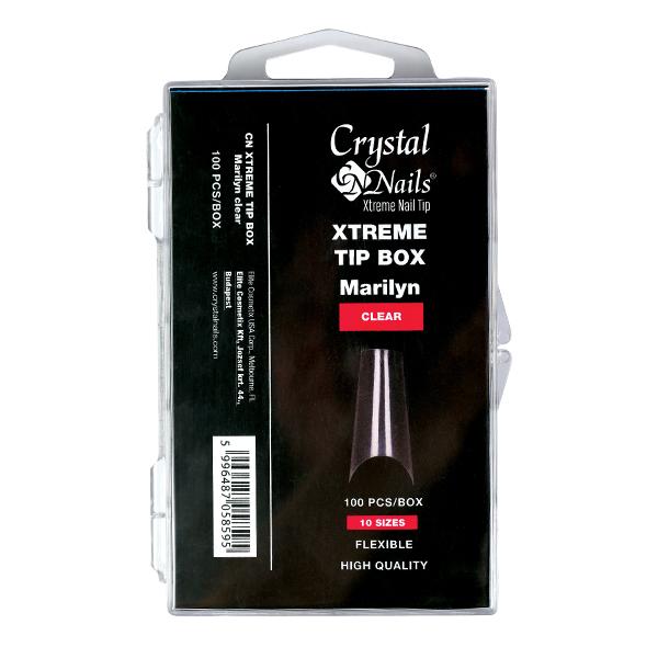 Xtreme Tip Box - Marilyn Clear – Crystal Nails